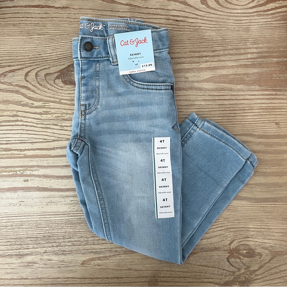 Cat & Jack Denim Blue Skinny Jeans